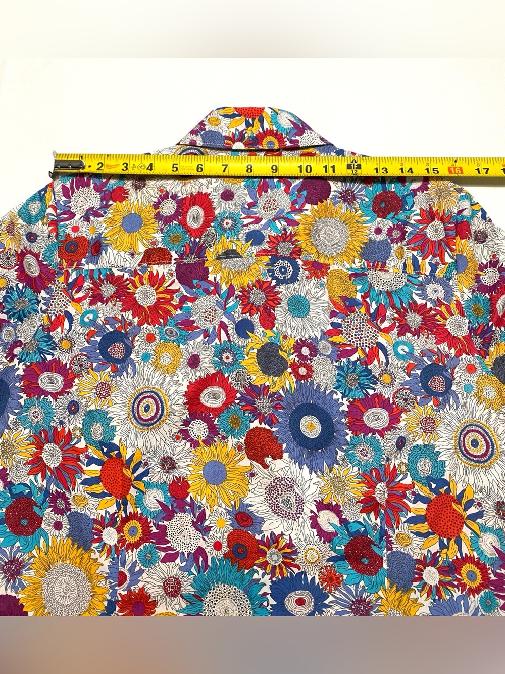 Liberty Art Fabrics Susanna Floral 100% Cotton Button Shirt Size L Wearable Art - Picture 12 of 16